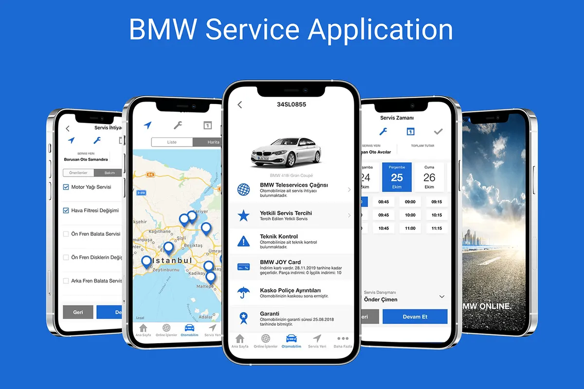 BMW Service Mobile App — BMW · Borusan Otomotiv