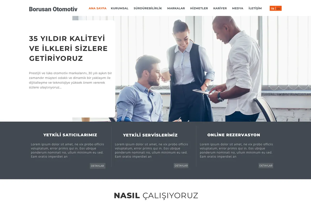 Borusan Otomotiv Corporate Website — Borusan Otomotiv
