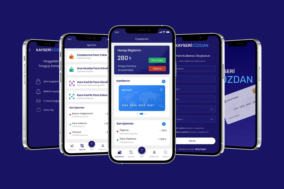 Digital Wallet Mobile App — Kayseri Cüzdan