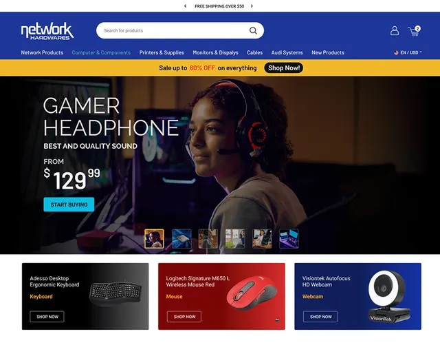 Network Hardwares — Shopify